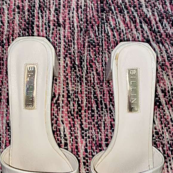 Billini Ivory Croc Mule Heels - Picture 4 of 6